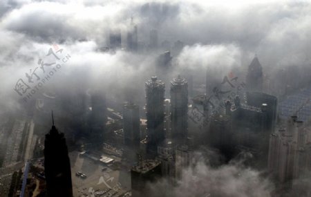 上海平流雾图片