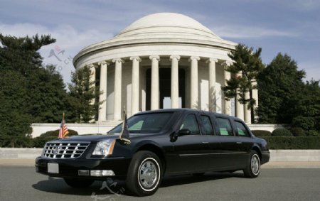 凯迪拉克总统专车图片