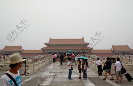 北京故宫内全景图片