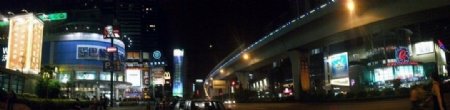 厦门站前夜景图片