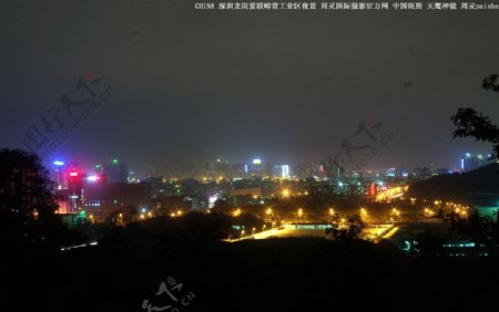 城市夜景深圳龙岗夜景图片