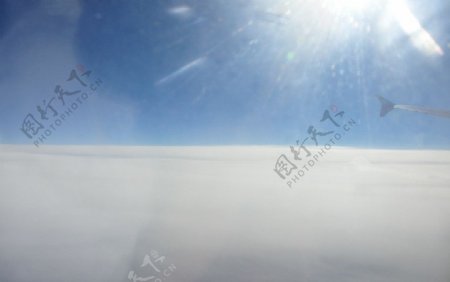 飞机空景图片