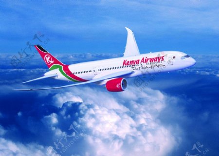 肯尼亚航空公司飞机图片