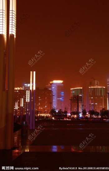 郑东新区夜景图片