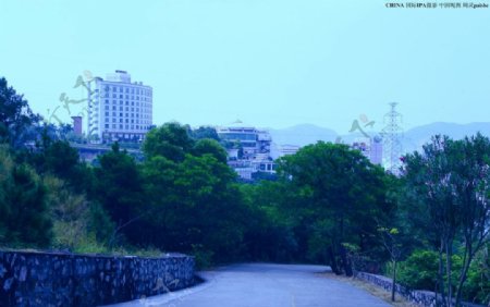麒麟山水景区道路图片
