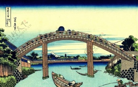 深川万年桥下图片