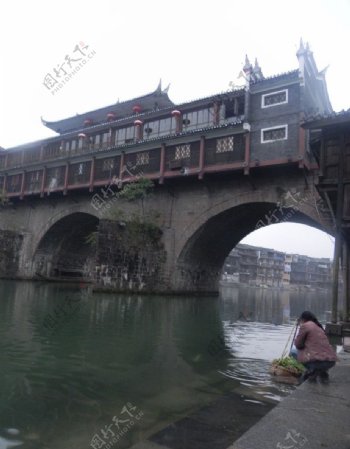 凤凰古城之虹桥图片