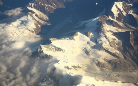 西藏高原雪山冰川景观图片
