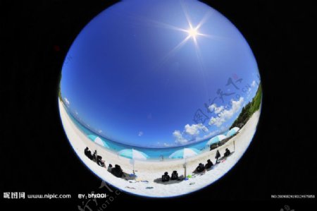 海滩美景360度图片