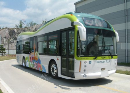 首尔公交车图片