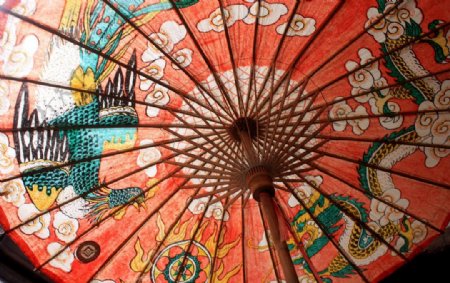 乌镇油纸伞图片
