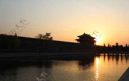 北京故宫门外图片