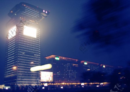 北京酒店夜景图片