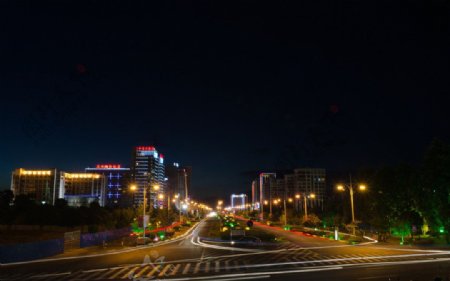 黄山市夜景图片