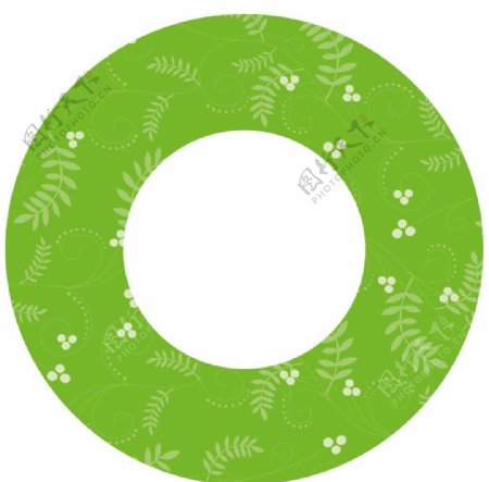 草绿色底图素材圆盘图片