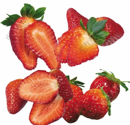 草莓素材图片