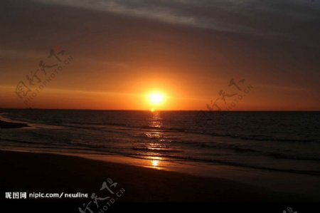 淺水灣的日出图片