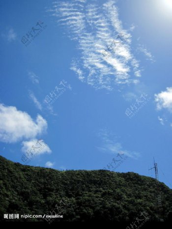 綠島的藍天图片