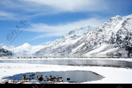 雪山风景摄影图JPG图片