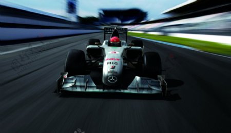 奔驰F1图片