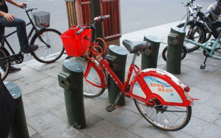 自行车换乘站图片