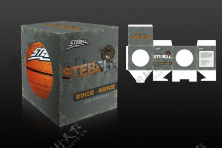 篮球包装盒设计图片
