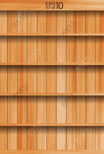 木纹木板货架图片