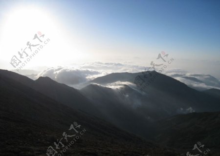 太白山朝阳图片