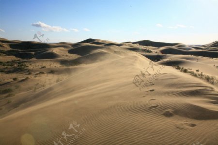 库布奇沙漠图片