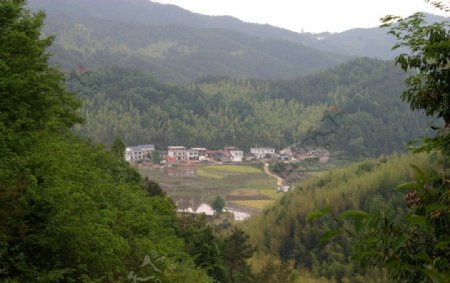 天柱山村图片