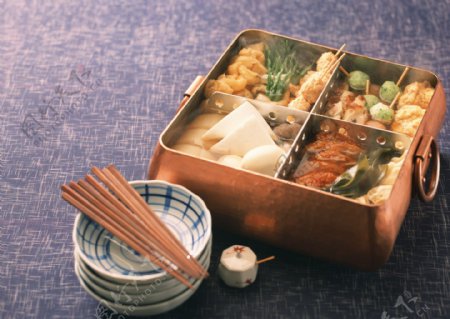 日本料理关东煮高清摄影图片