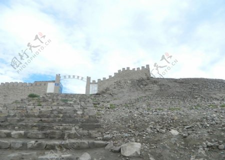 塔什库尔干县的古老石头城图片