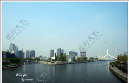 天津三岔河口天津之眼图片