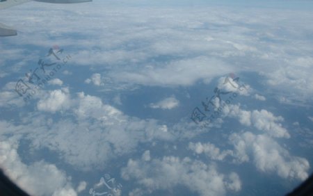 飞机上拍的云2图片