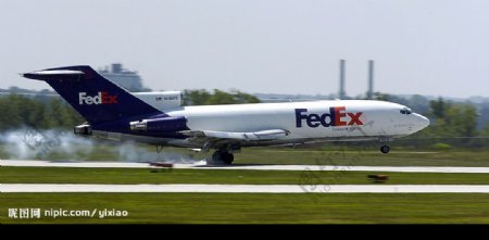 fedEx的飞机图片