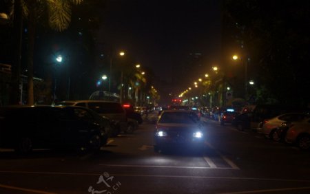 深圳梅林街景夜景图片