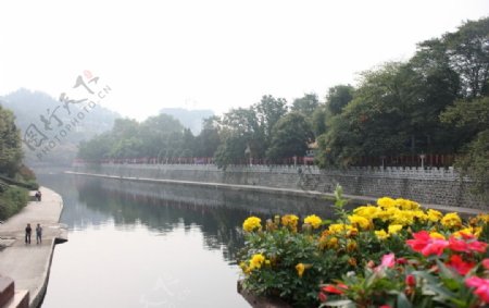 遵义美丽的香江河图片