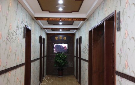 长安区东大社区国医馆走廊图片