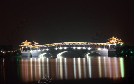 云龙湖之夜图片