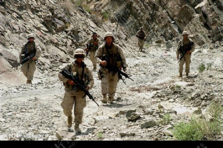 阿富汗的美军图片