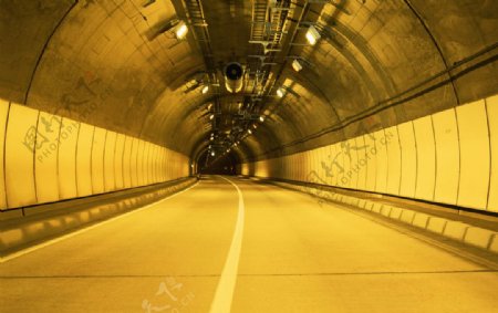 隧道黄光图片