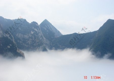 西安华山图片
