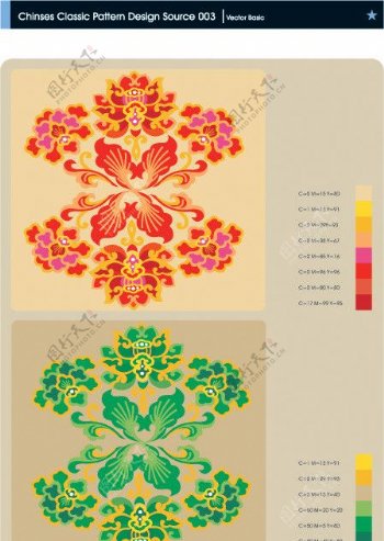 中国古典花纹图片