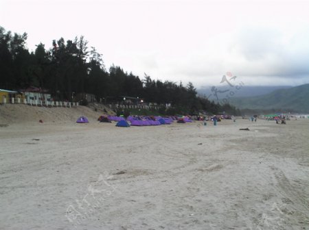 沙滩帐篷图片