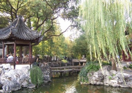 上海豫园一角图片