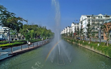 西塘河永康桥图片