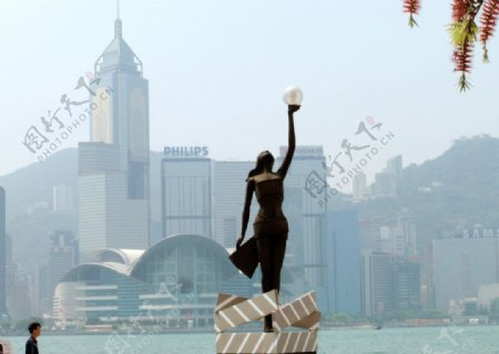香港星光大道雕塑图片