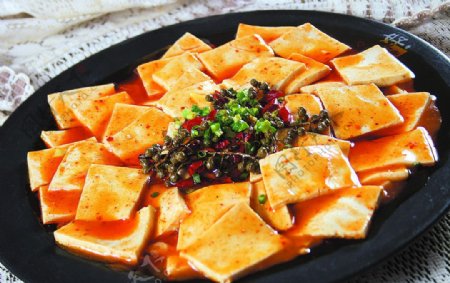 炝锅老豆腐图片
