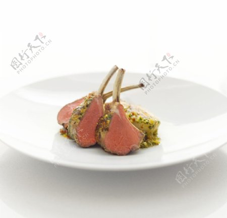 羊排西餐菜式图片