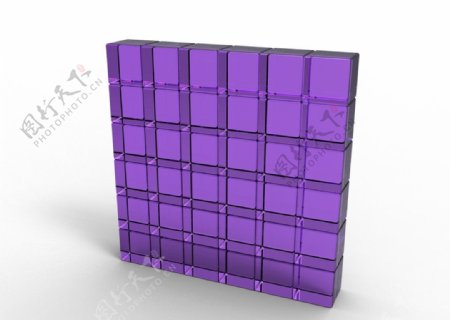 紫色方格图片